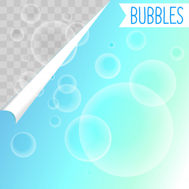 Soap bubbles white.