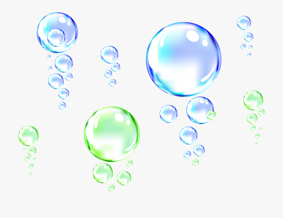 Water drop bubble.