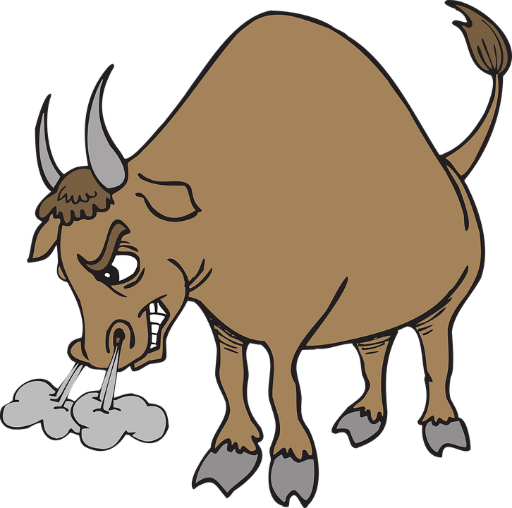 buffalo clipart angry