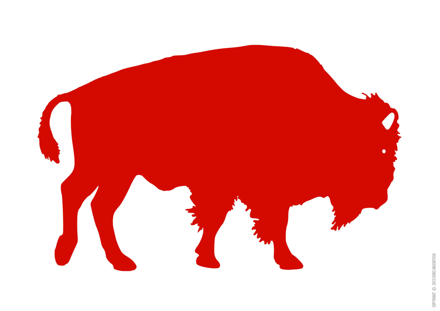 Buffalo top bison clip art free clipart image