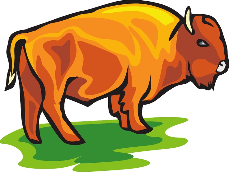 Bison clipart free.