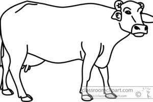 buffalo clipart outline