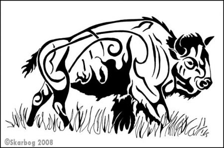 Bison images tribal.