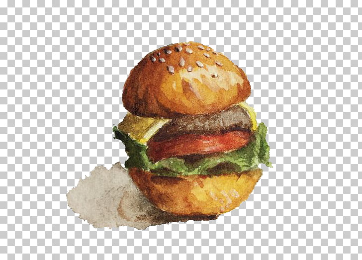 Slider hamburger cheeseburger.