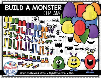Build a Monster Clipart