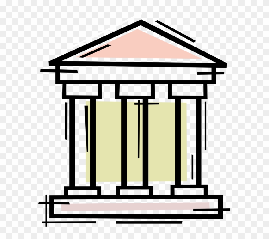 Vector Illustration Of Financial Banking Institution