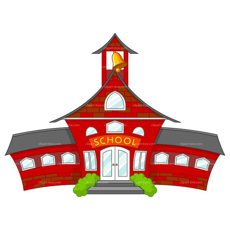 Free Cartoon School Building, Download Free Clip Art, Free