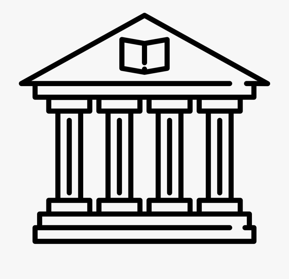 Old Library Building Svg Png Icon Free Download