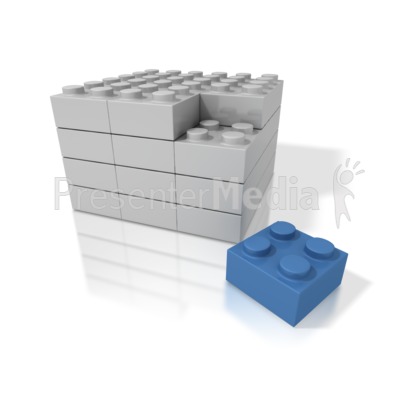 building blocks clipart presentation