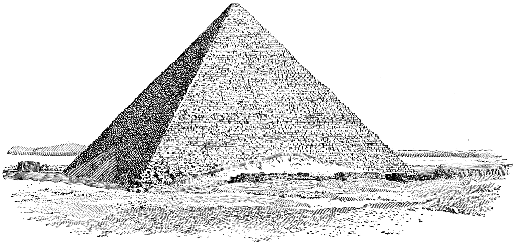 The great pyramid.
