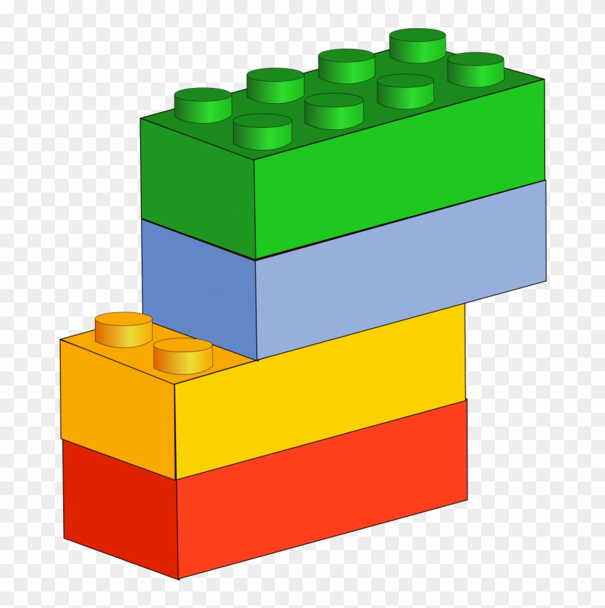Transparent building blocks.