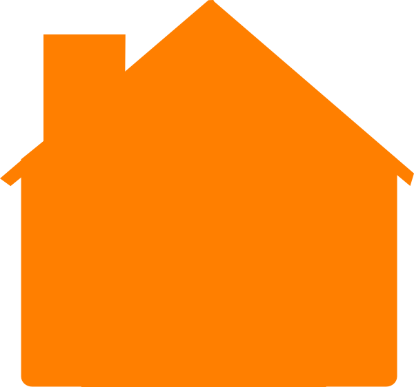 building logo clipart orange