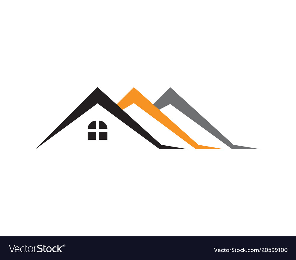 Property and construction home logo design for