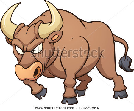 Bull clip art.
