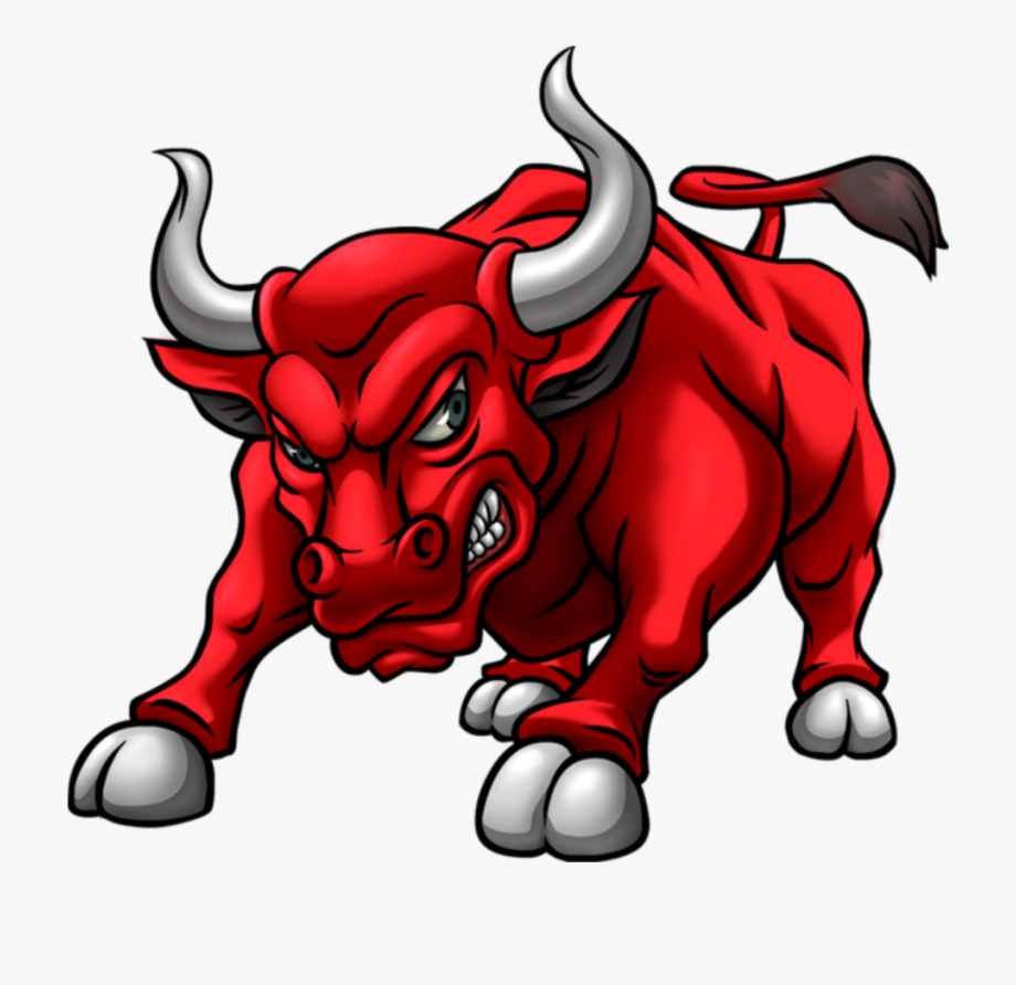 Bulls clipart mascot.