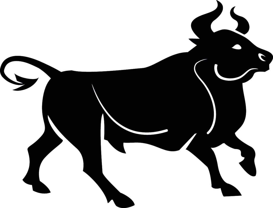 bull clipart vector