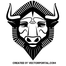Bull clipart black and white free vectors
