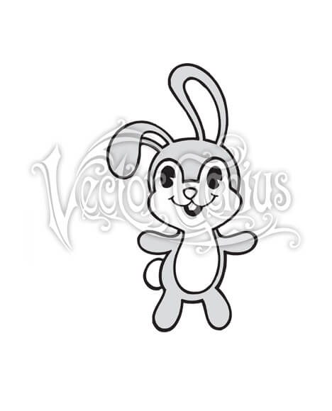 High Resolution Cute Bunny Adorable Clip Art Stock Art