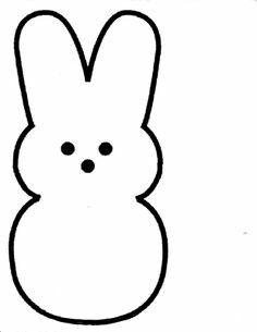 Easy to draw Peep clipart for easter