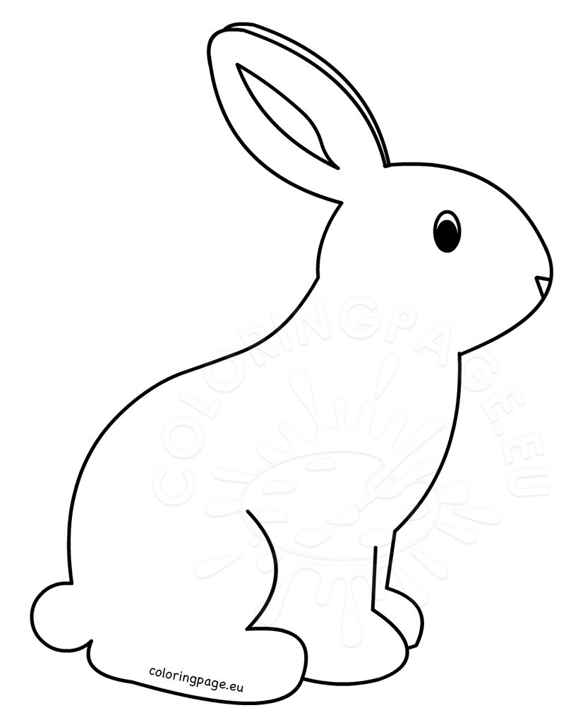 Cute bunny drawing.