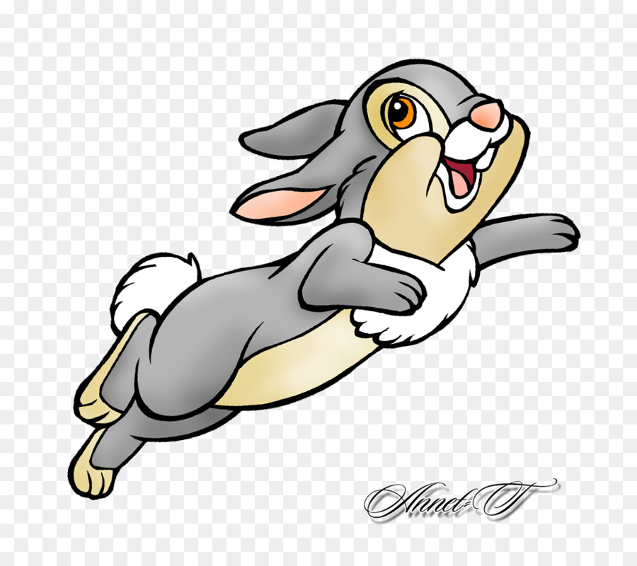 bunny clipart hopping