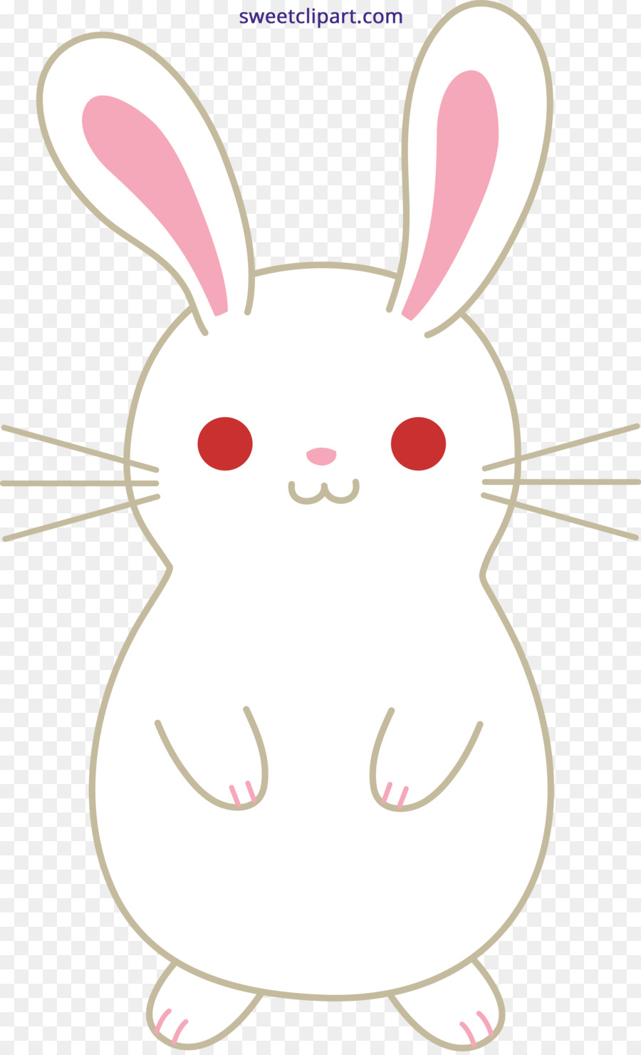 Easter bunny background.