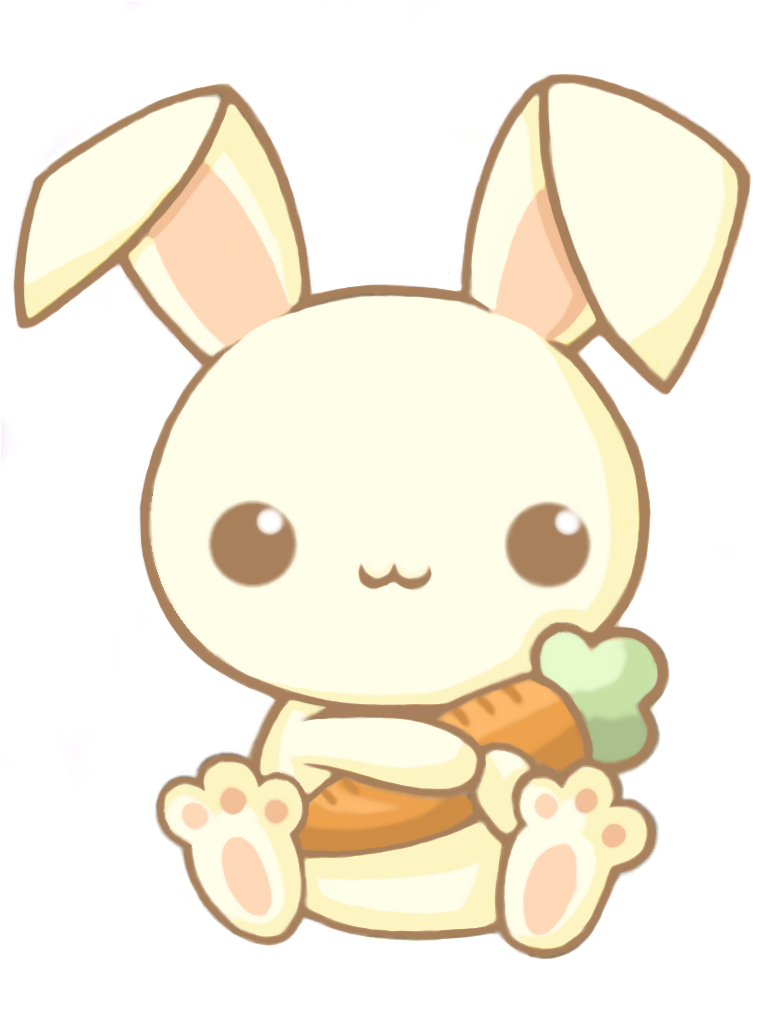 Cute kawaii bunny.