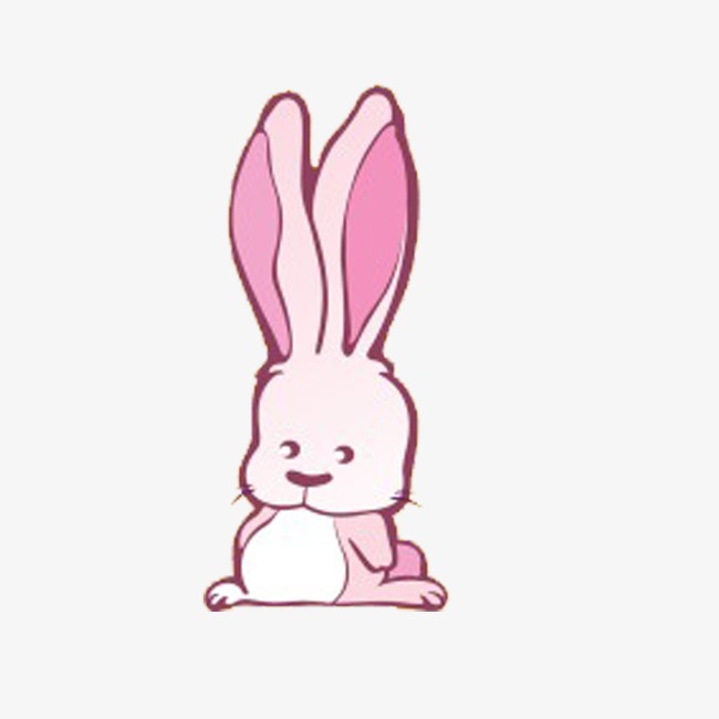Pink Bunny, Bunny Clipart, Pink, Rabbit