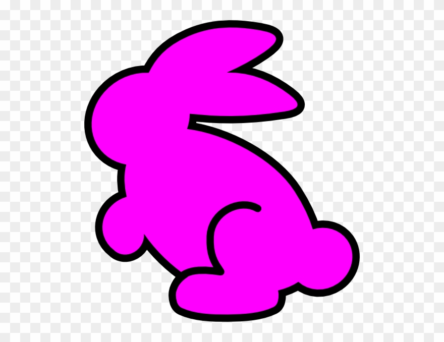 Bunny clipart pink.
