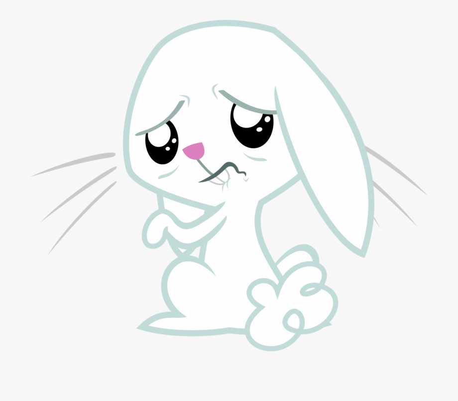 Sad bunny png.