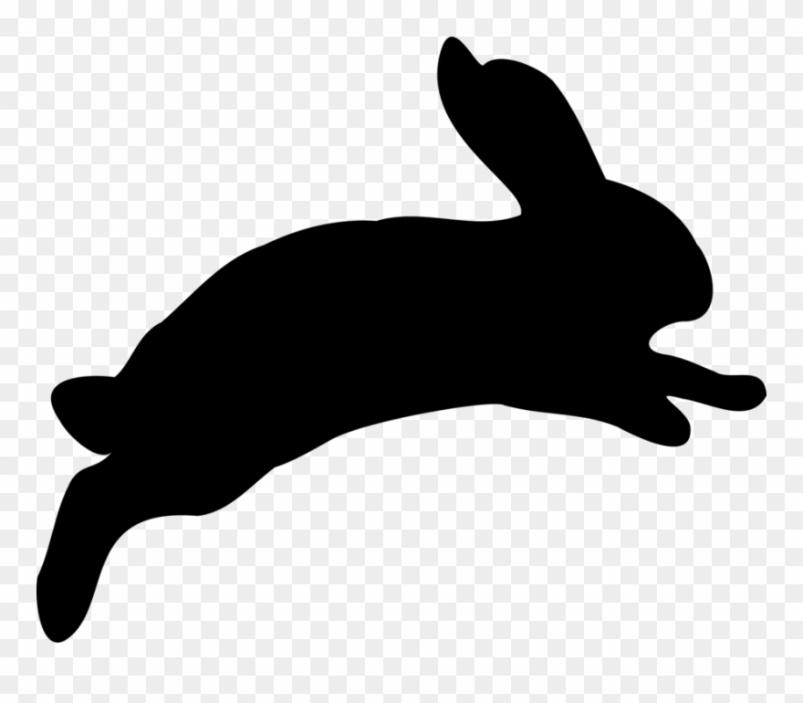 Bunny Black And White Free Vector Graphic Bunny Clipart