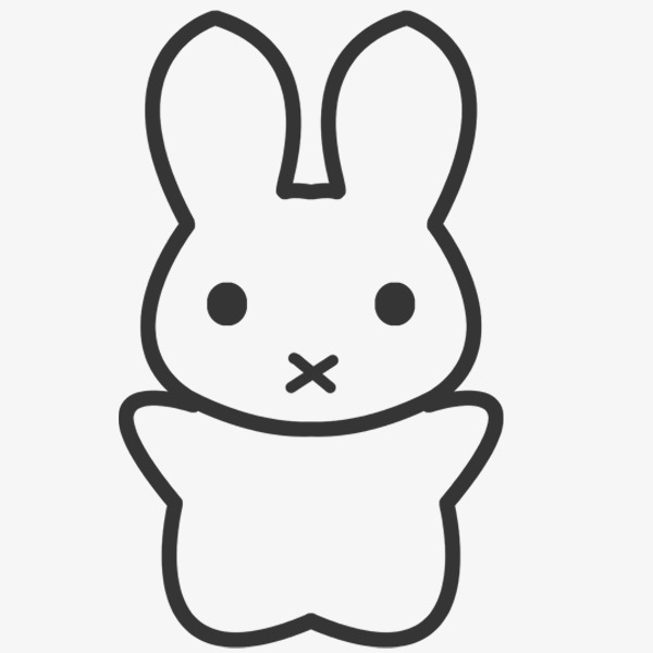Bunnies clipart simple, Bunnies simple Transparent FREE for