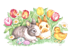Free spring bunny.