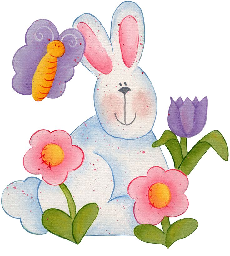 Spring Bunny Cliparts