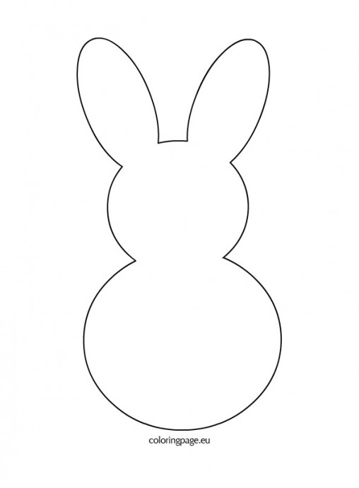 Free rabbit template.
