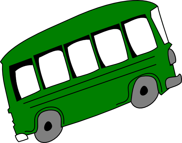 Green bus clip.