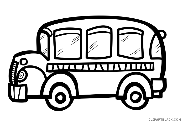 Clipart bus outline, Clipart bus outline Transparent FREE