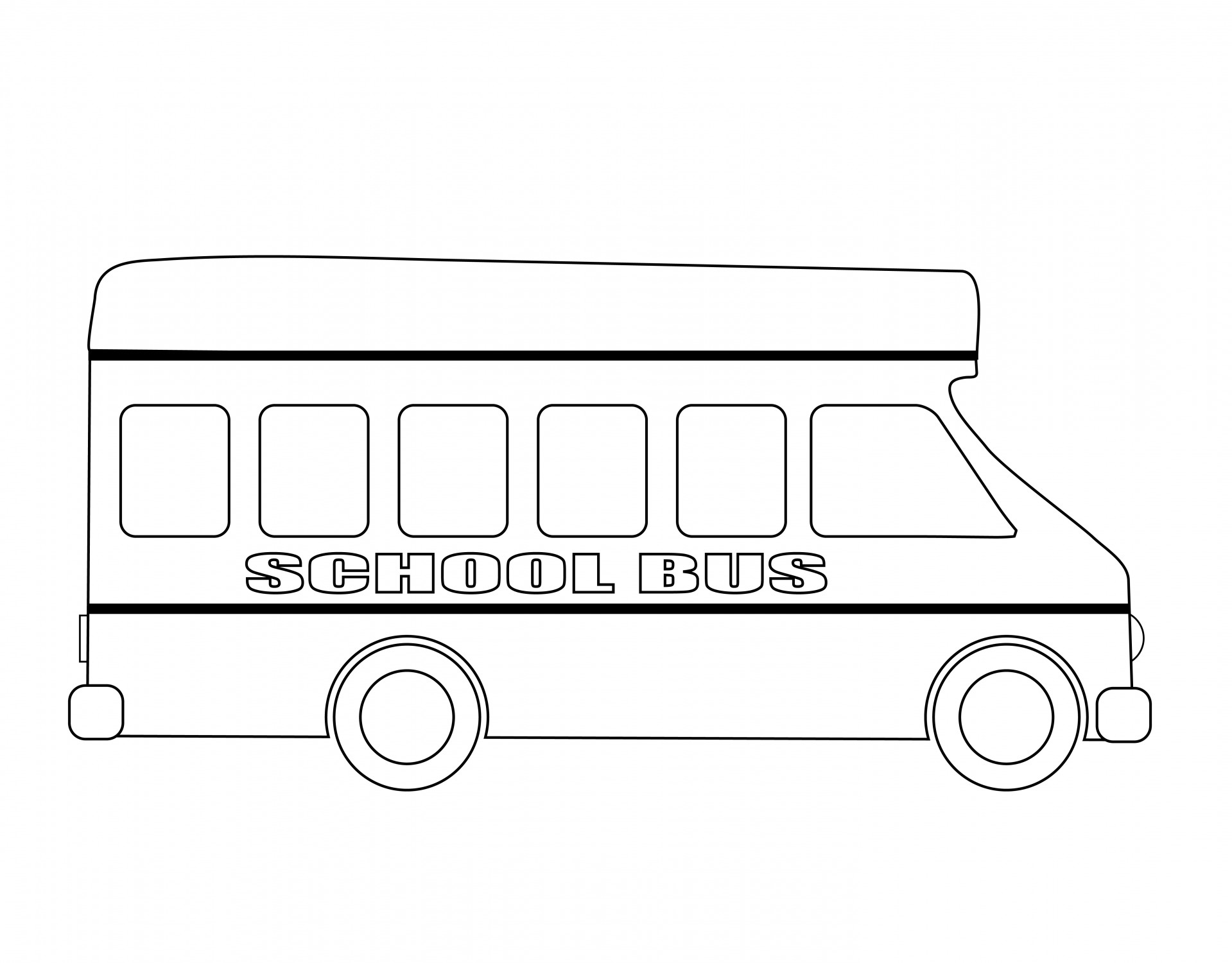 Bus Clipart outline