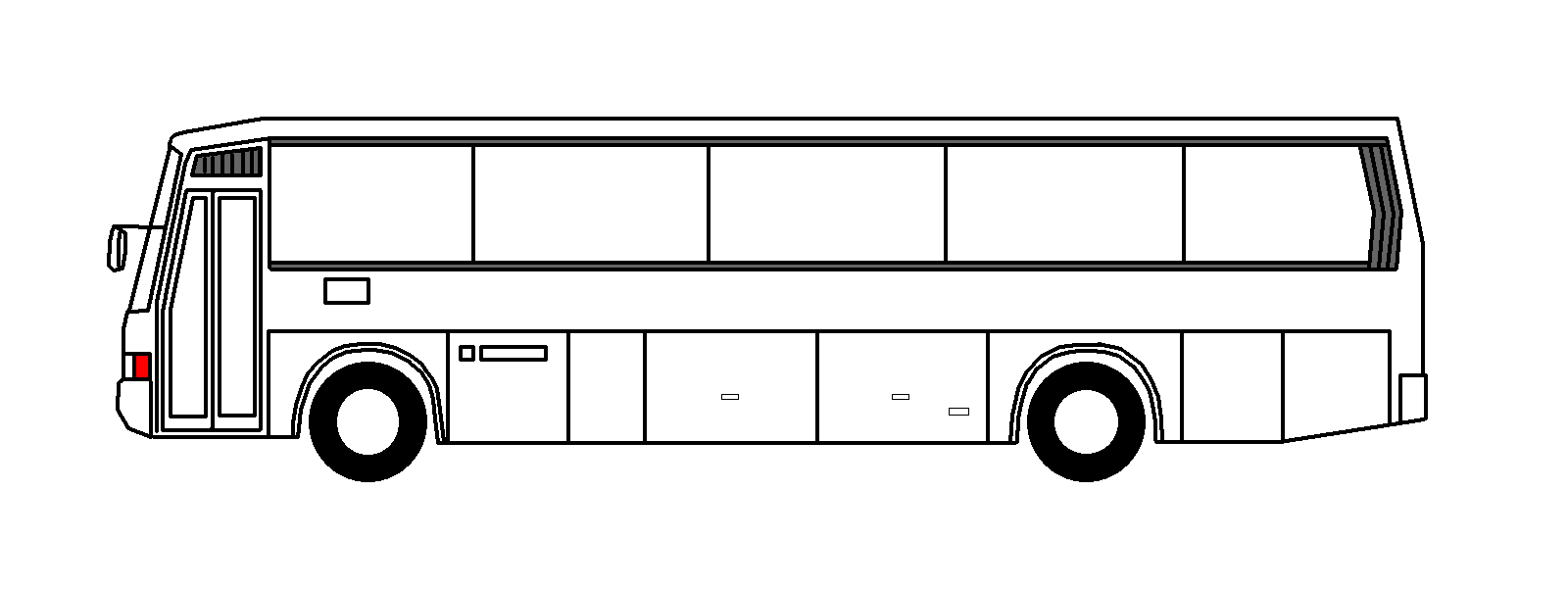 Bus black and white school bus side view clipart black and