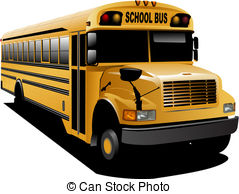 School bus illustrations.