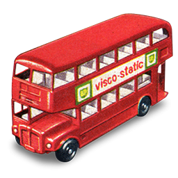 Toy london bus.