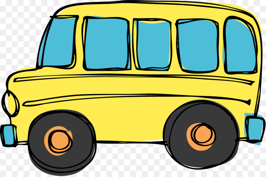 School bus cartoon.