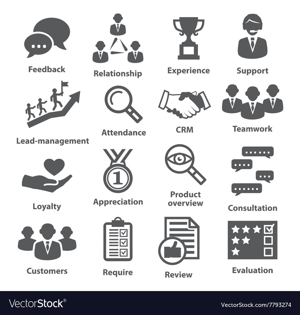 Business management icons Pack
