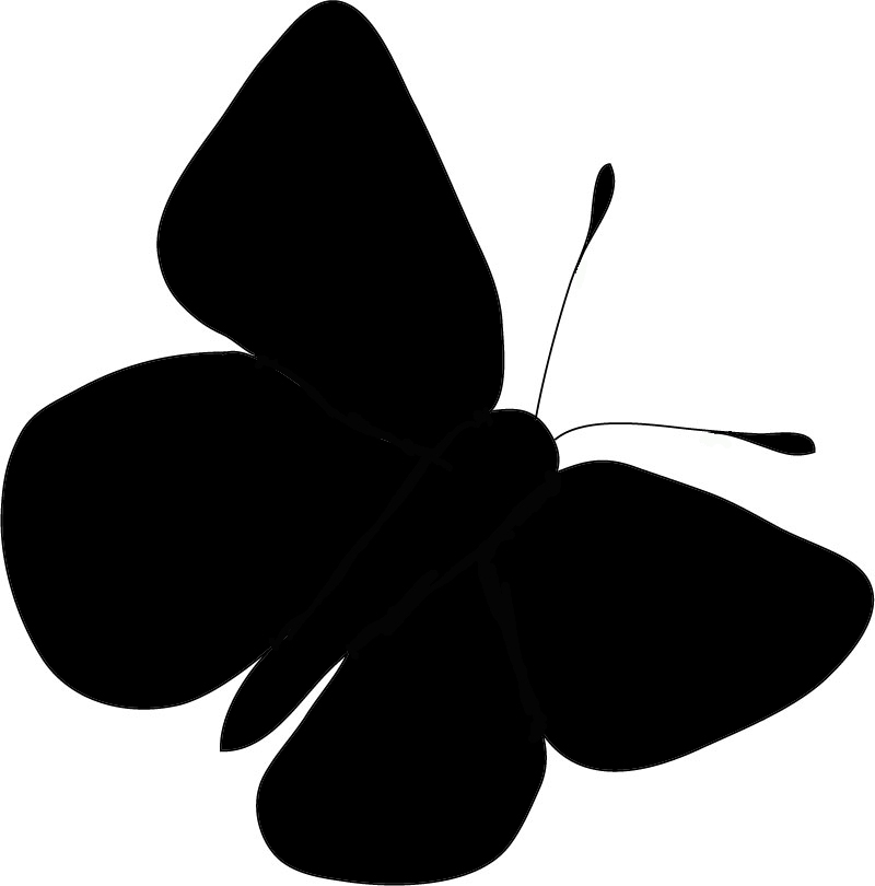 Free Butterfly Cliparts Silhouette, Download Free Clip Art