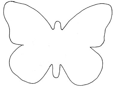 Free butterfly template.
