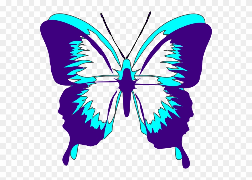 Butterfly Clipart Png Black And White Transparent Png