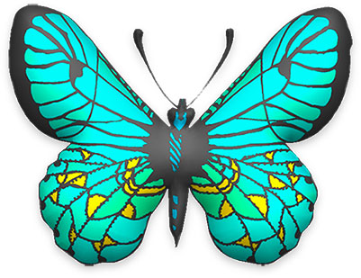Free butterfly animations.