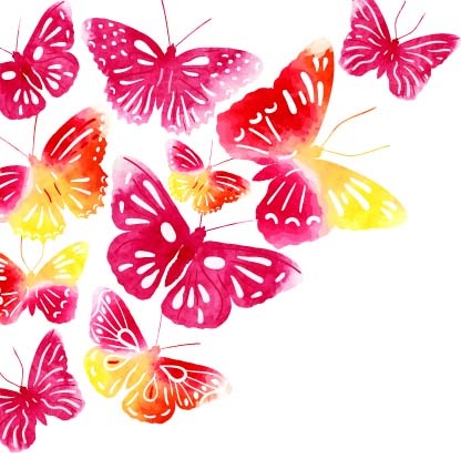 Beautiful butterflies design.
