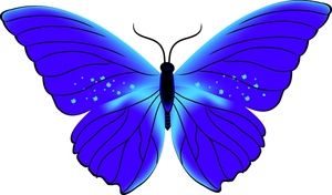 Butterfly clipart image.