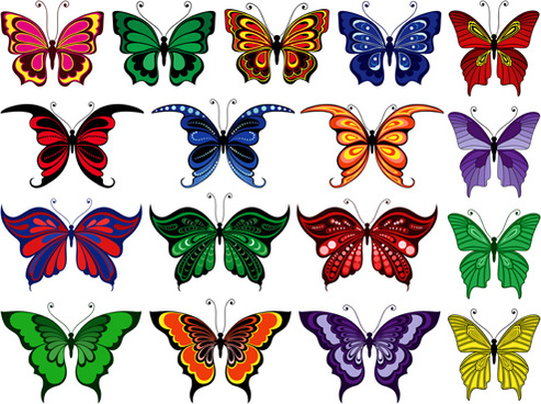 Beautiful butterfly clipart.
